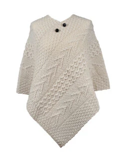 Allen Clan Aran Poncho -The Warm Shop Allen 36238.1604312043