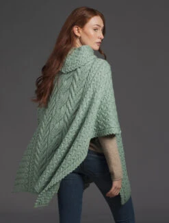 Super Soft Cowl Neck Poncho -The Warm Shop Aran 2023 Emily10011 47022.1695686832