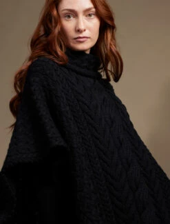 Super Soft Cowl Neck Poncho -The Warm Shop Aran 2023 Emily11999 08279.1695686836