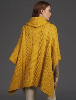 Super Soft Cowl Neck Poncho -The Warm Shop Aran 2023 Emily9655 38520.1695686832