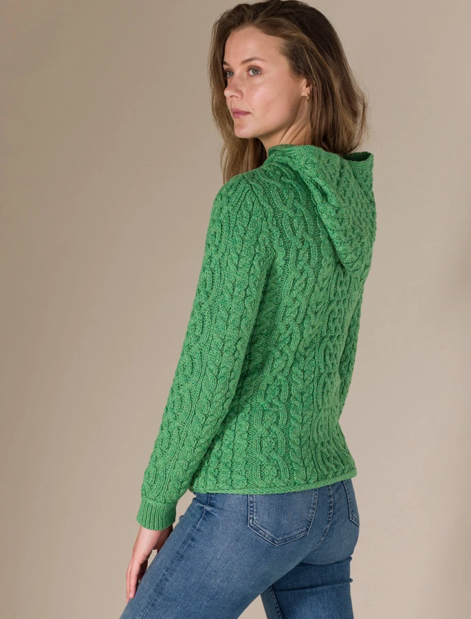 Women's Aran Kangaroo Hoodie 15 Women's Aran Kangaroo Hoodie – Bild 15