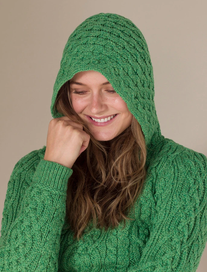 Women's Aran Kangaroo Hoodie 8 Women's Aran Kangaroo Hoodie – Bild 8