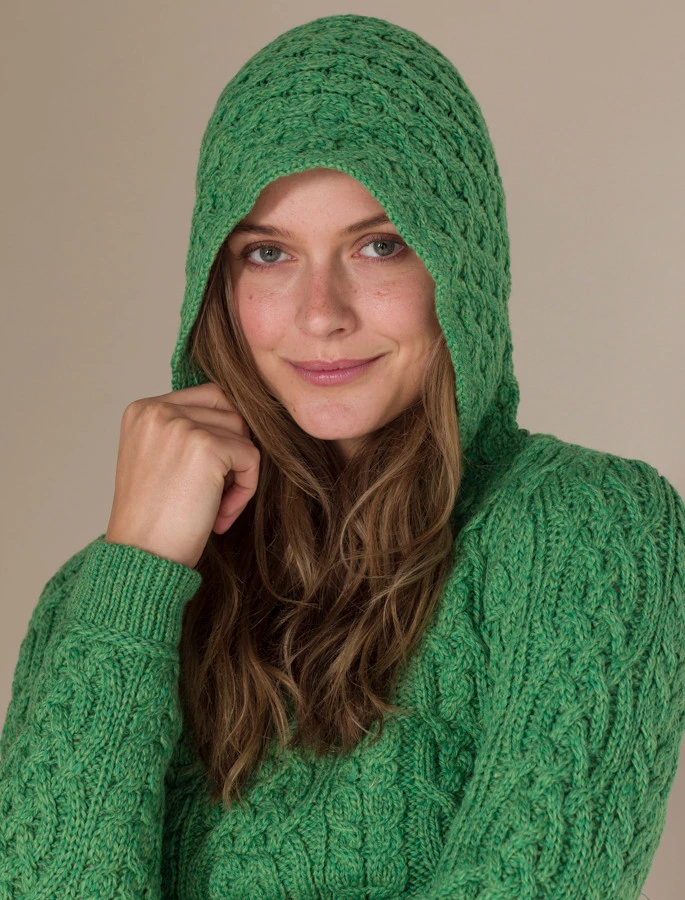 Women's Aran Kangaroo Hoodie 19 Women's Aran Kangaroo Hoodie – Bild 19