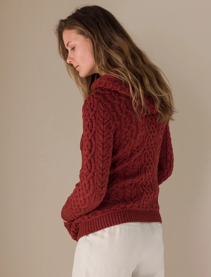 Women's Aran Kangaroo Hoodie 10 Women's Aran Kangaroo Hoodie – Bild 10