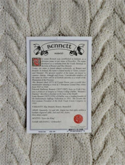 Bennett Clan Scarf -The Warm Shop BENNETT CREST B 26900.1615298472