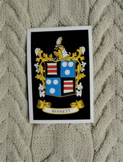 Bennett Clan Scarf -The Warm Shop BENNETT CREST F 66583.1615298478