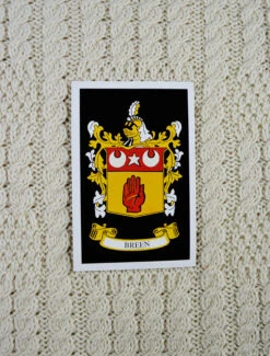 Breen Clan Scarf -The Warm Shop BREEN CREST CARD 55644.1615287665
