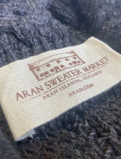 Double Collar Zip Merino Aran Cardigan -The Warm Shop X4267 Label 1 79643.1673752578