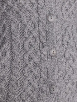 Aran A-Line Lace Cardigan