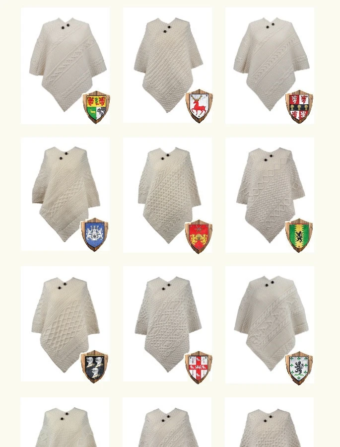 Clan Aran Ponchos - 400+ Clan Patterns RegisteredFIND YOURS>> 4 Clan Aran Ponchos - 400+ Clan Patterns RegisteredFIND YOURS>> – Bild 4